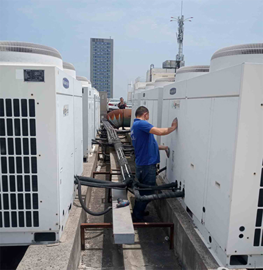 海珠中央空调制热和不制冷系统维修方法